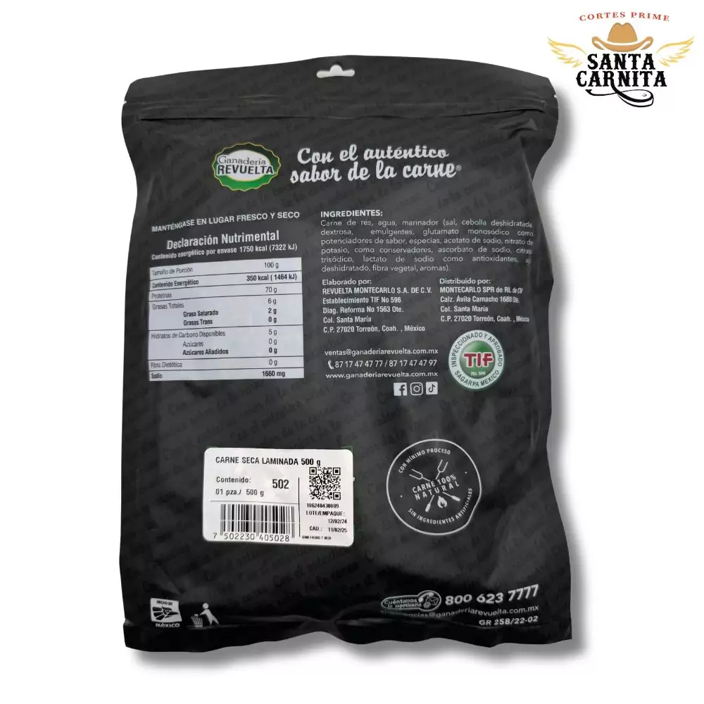 Carne Seca 500g revuelta
