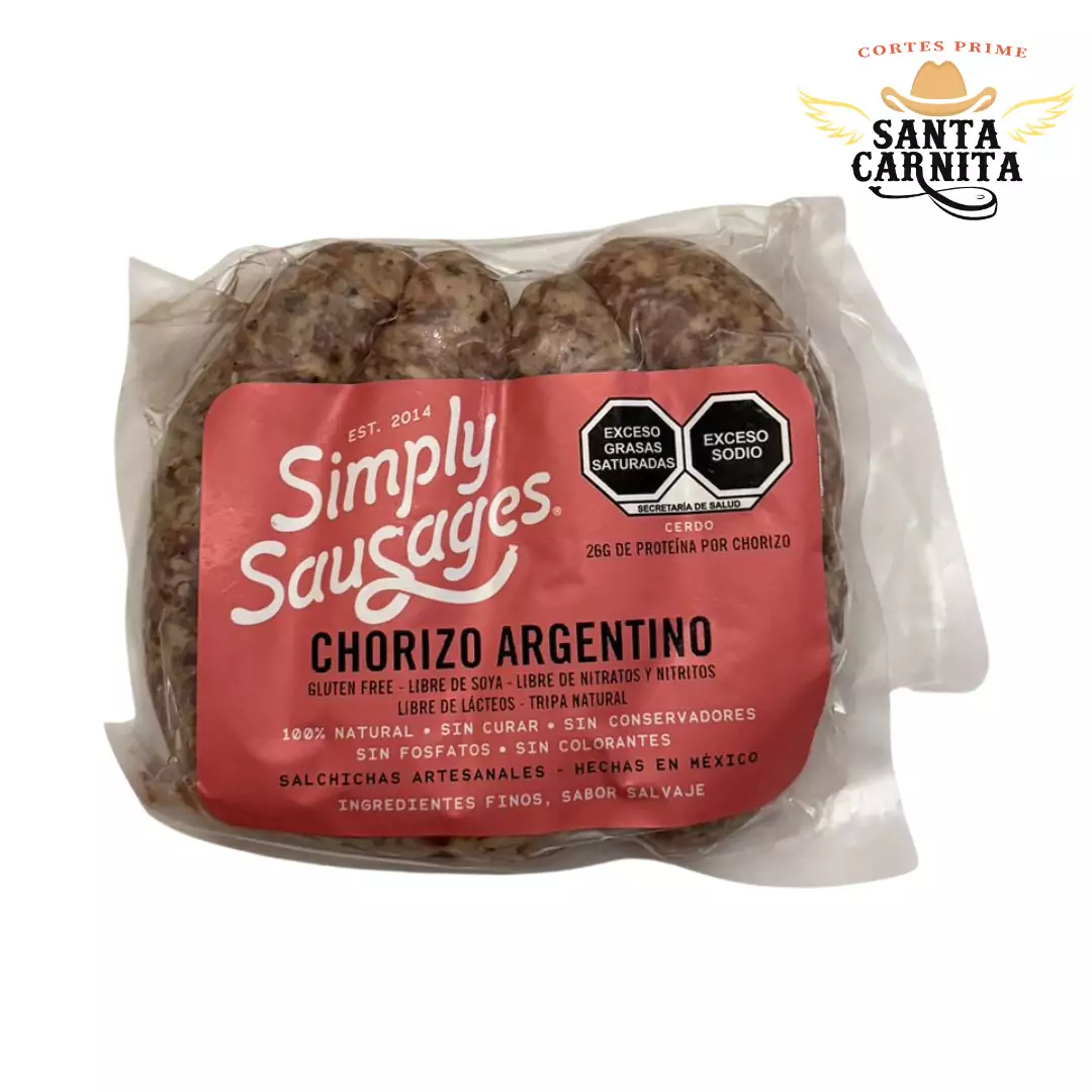 Chorizo Argentino Simply Sausages: El Toque Perfecto para Tu Parrilla